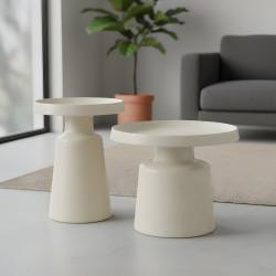 Metal Table Set - 2 Pcs